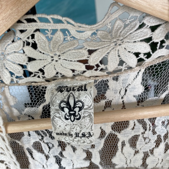 Vocal open front, embellished duster cardigan - Picture 5 of 9